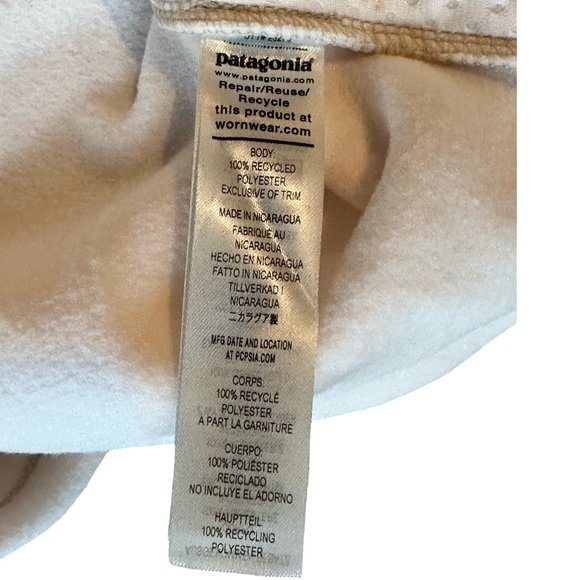 Patagonia NWT Microdini Hoody Natural Women’s Size XS - Picture 5 of 5